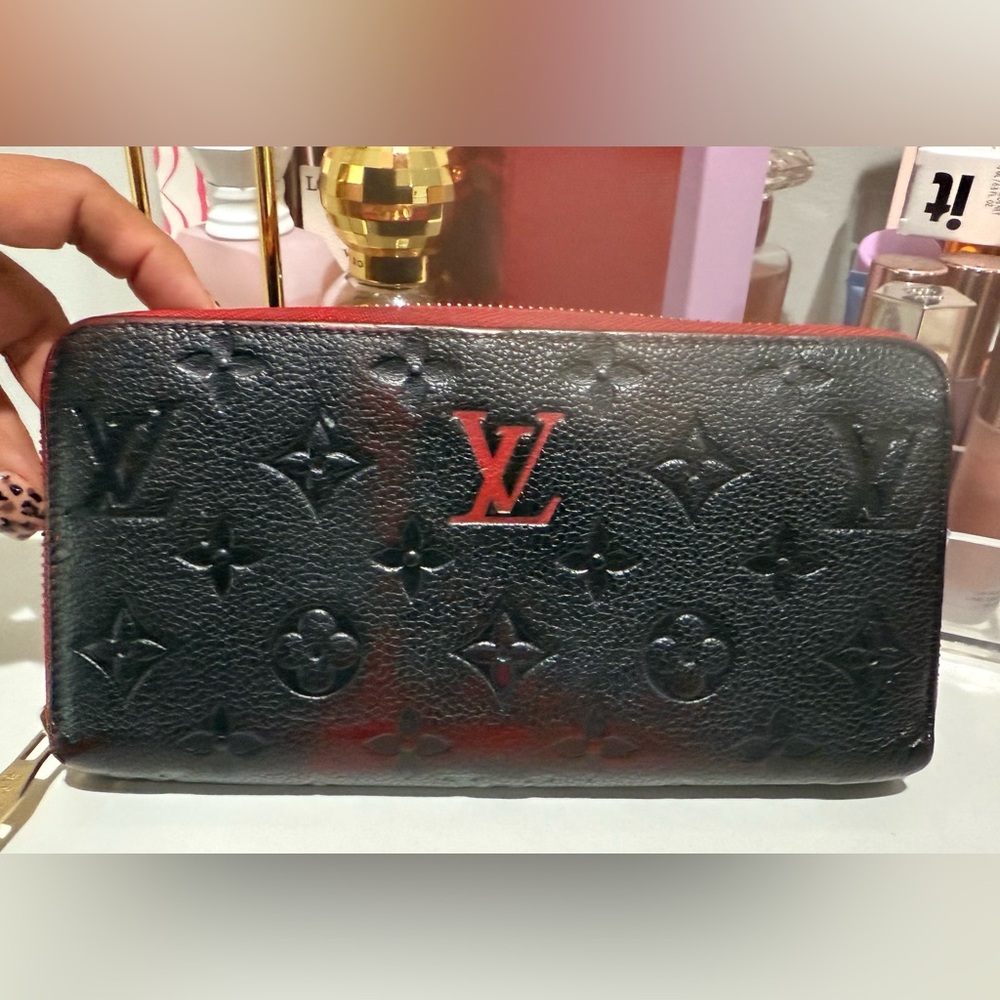 Louis Vuitton Empreinte Zippy Wallet - Custom Dyed Showing Fade.
